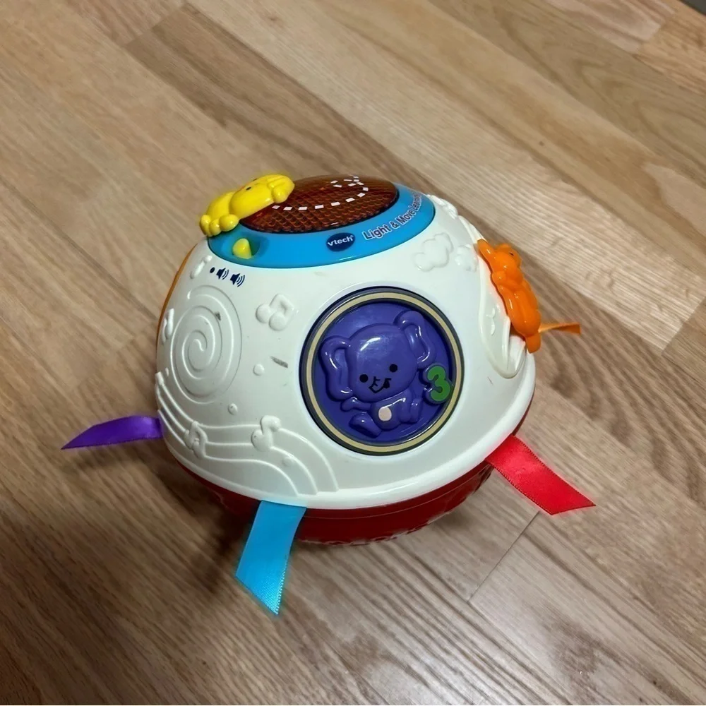 Vtech Light & Move Learning Ball Baby Toy Sounds Music